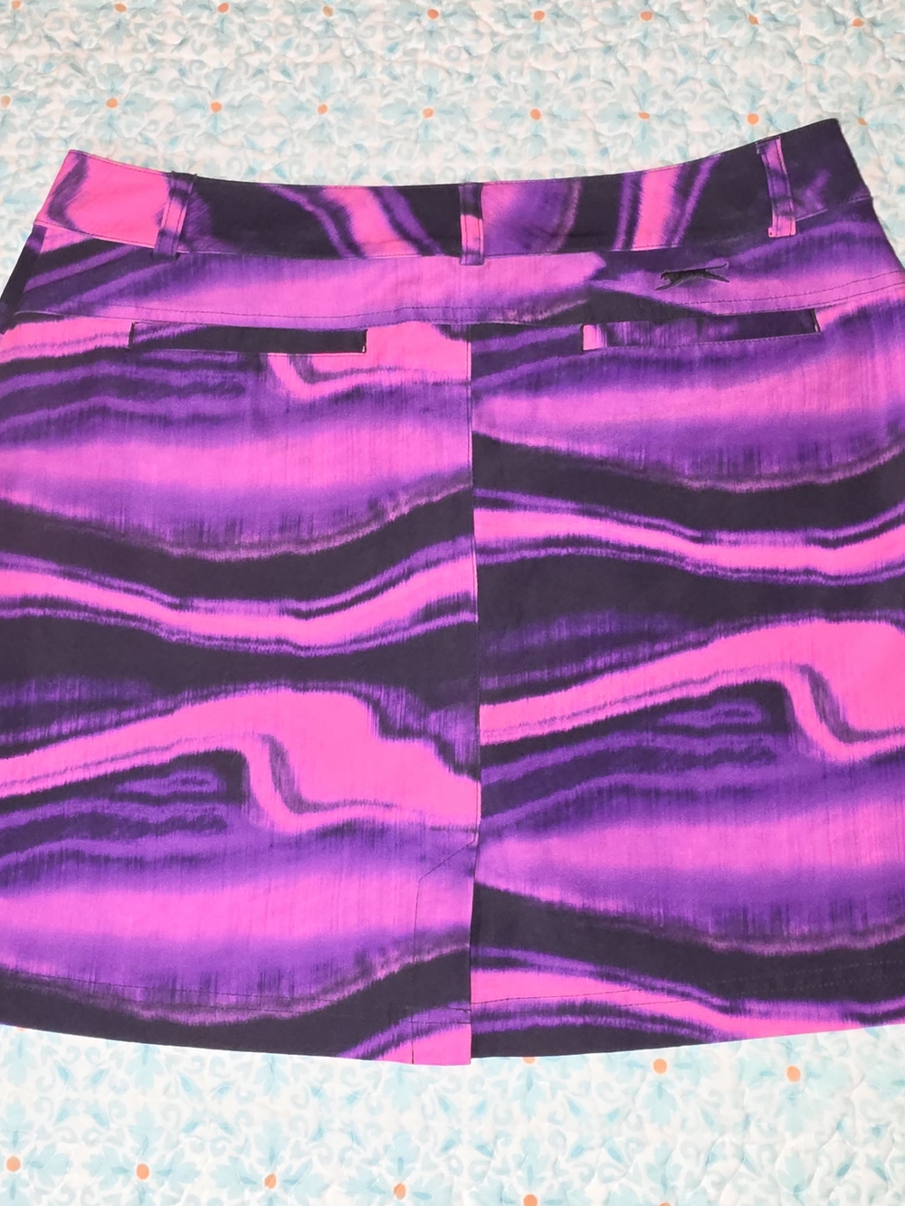 Slazenger Hot Pink, Black & Purple Skort - Picture 2 of 4